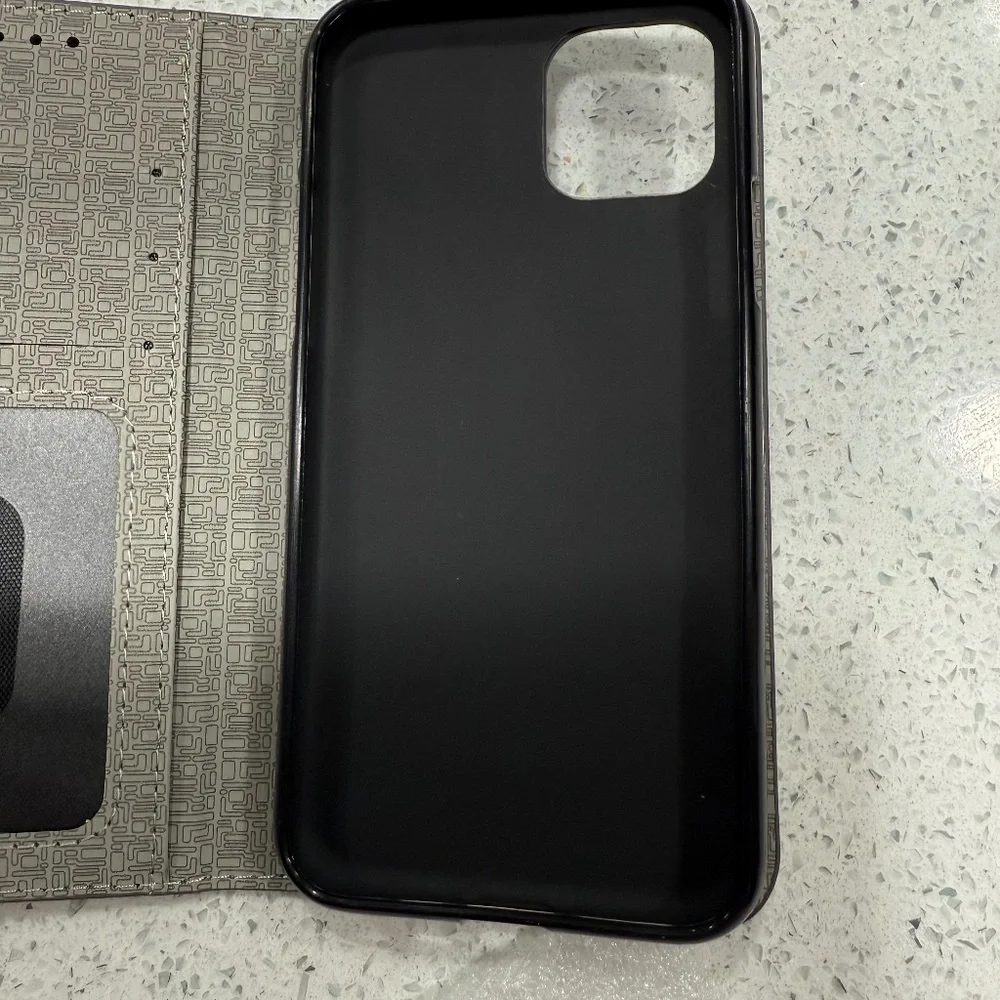 Brand New WenBelle iPhone 11 Pro Wallet Cases (2) - 5.8in - Grey / Brown